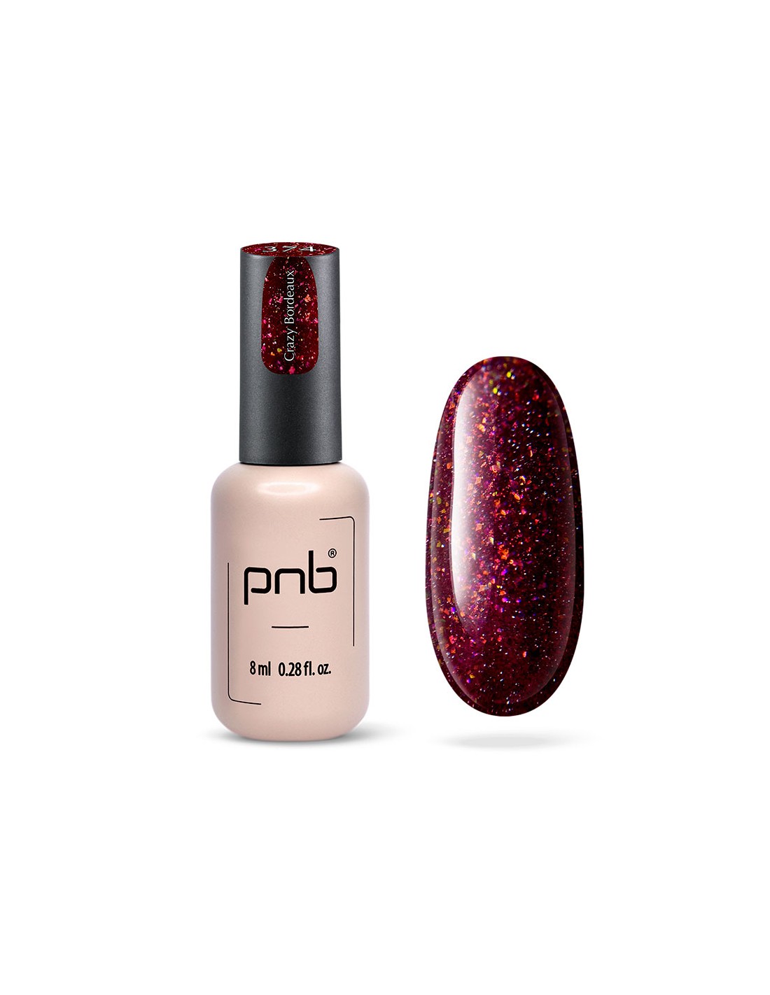 PNB Esmalte semipermanente - 374 Crazy Bordeaux - 8ml